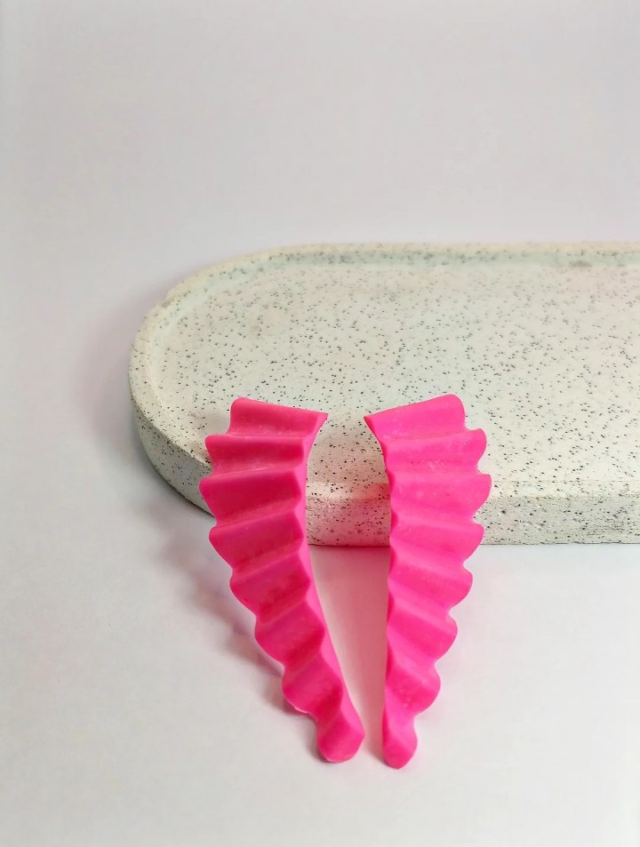 Candy Wave Σκουλαρίκια από πολυμερικό πηλό