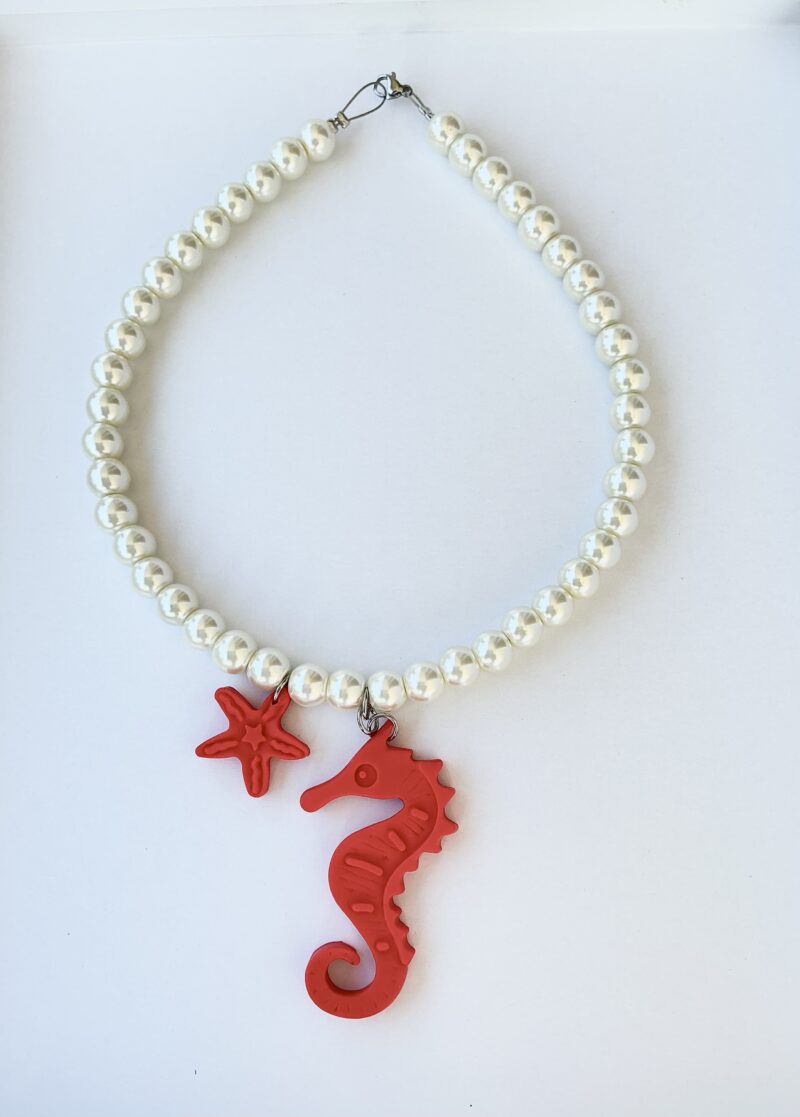 Seahorse Pearl Summer Necklace