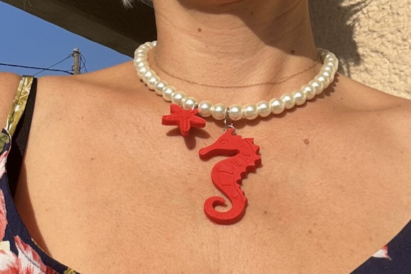 Seahorse Pearl Summer Necklace