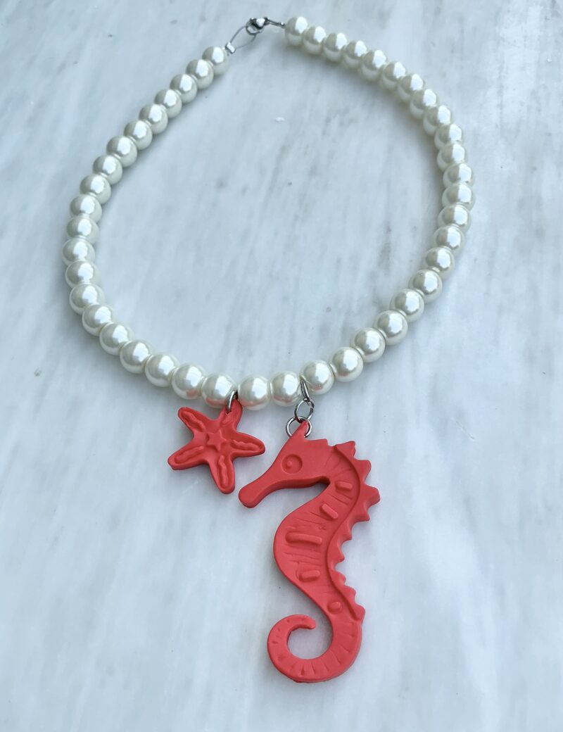 Seahorse Pearl Summer Necklace