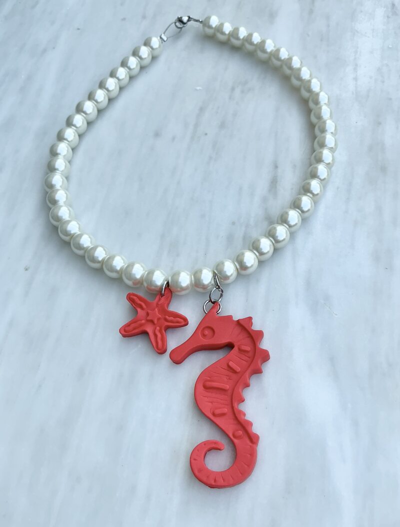 Seahorse Pearl Summer Necklace